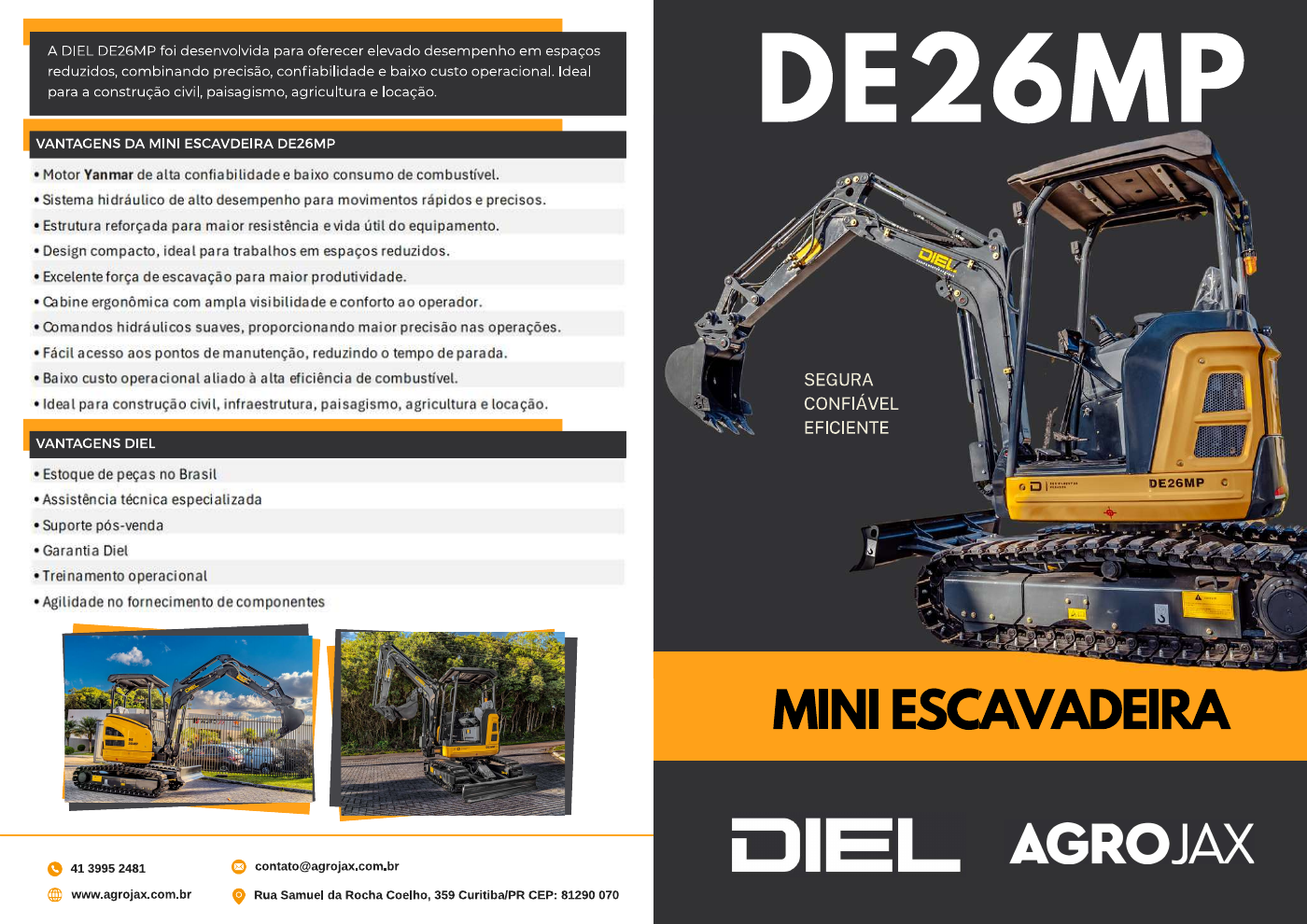 Capa do catálogo DIEL DE26MP