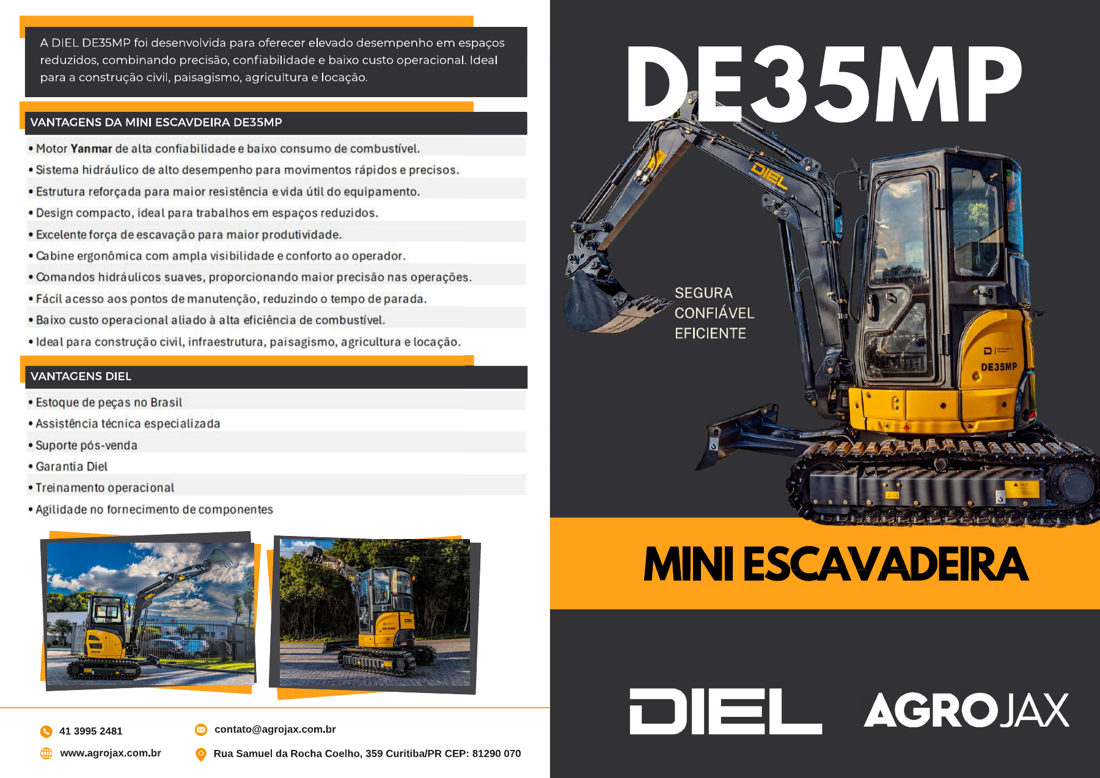 Capa do catálogo DIEL DE35MP