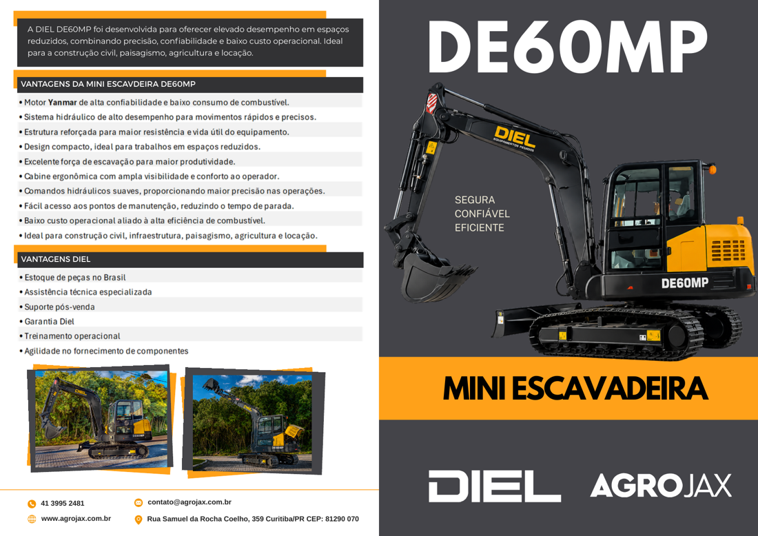 Capa do catálogo DIEL DE60MP