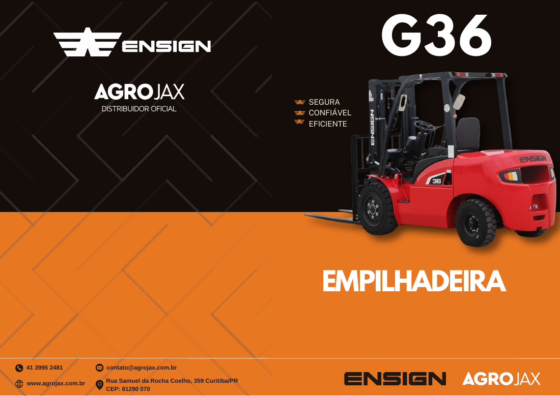 Capa do catálogo ENSIGN G36