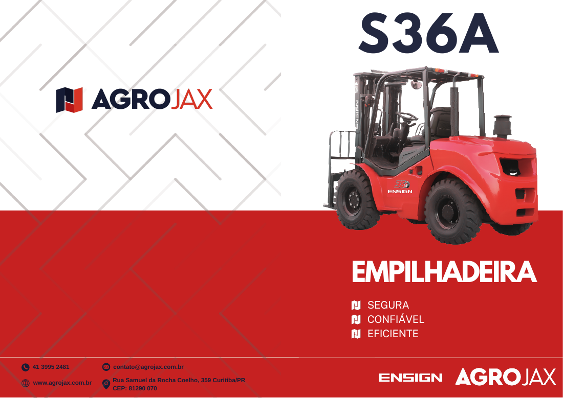 Capa do catálogo ENSIGN S36A