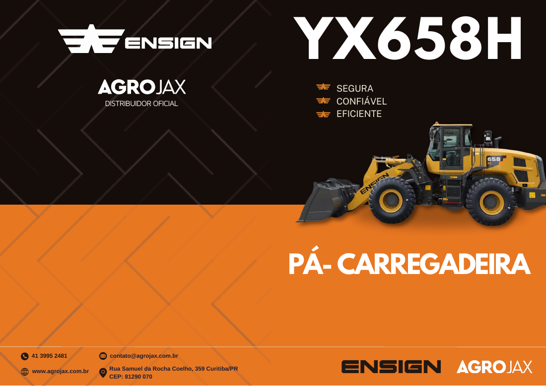 Capa do catálogo ENSIGN YX658H